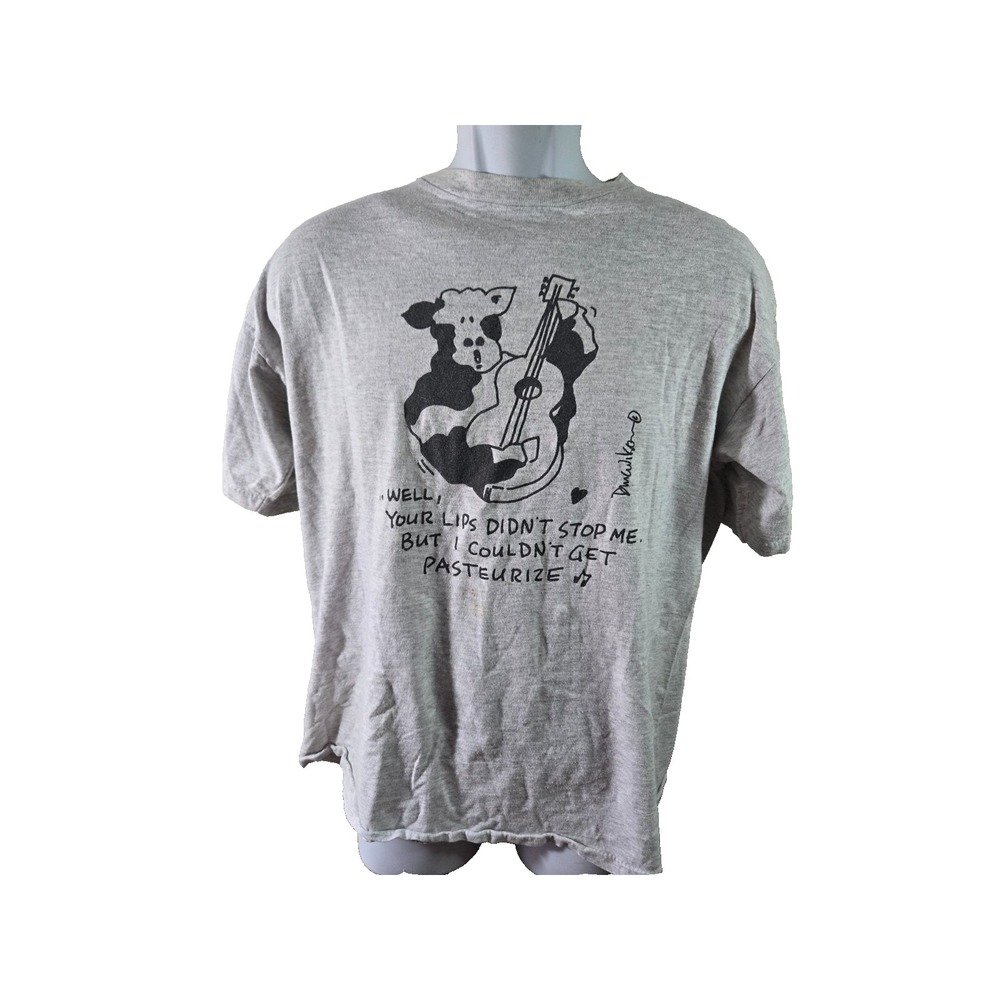 Doug Wilson T-Shirt Size Large Gray‎ Graphic Print Short Sleeved